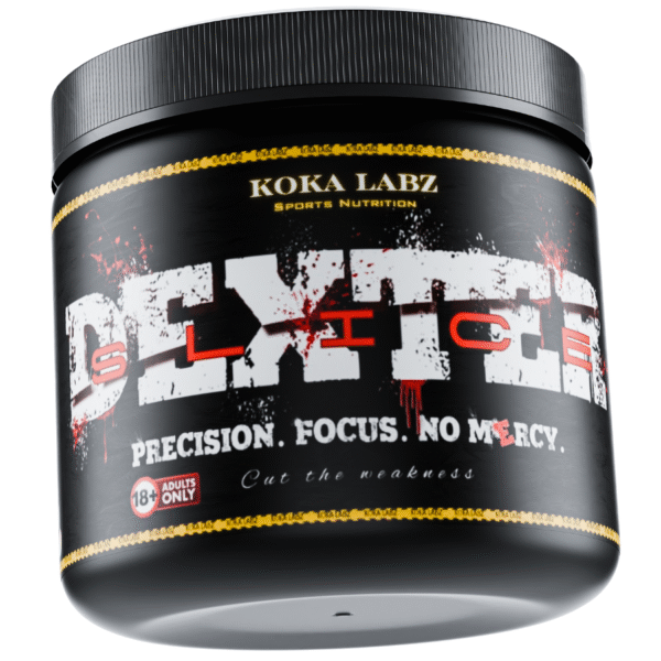 Dexter Slice high-stim pre-workout tub by Koka Labz – 30 servings
